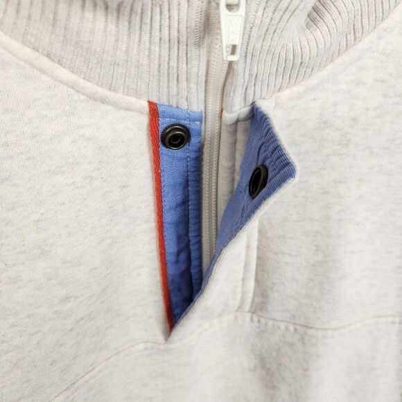 Orvis Mens 1/4 Zip Ribbed Mock Neck Long Sleeve Pullover Sweatshirt Size Large - Picture 6 of 8